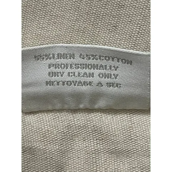 NWOT Restoration Hardware 19” square linen throw pillows - Set of 2 - Picture 8 of 8